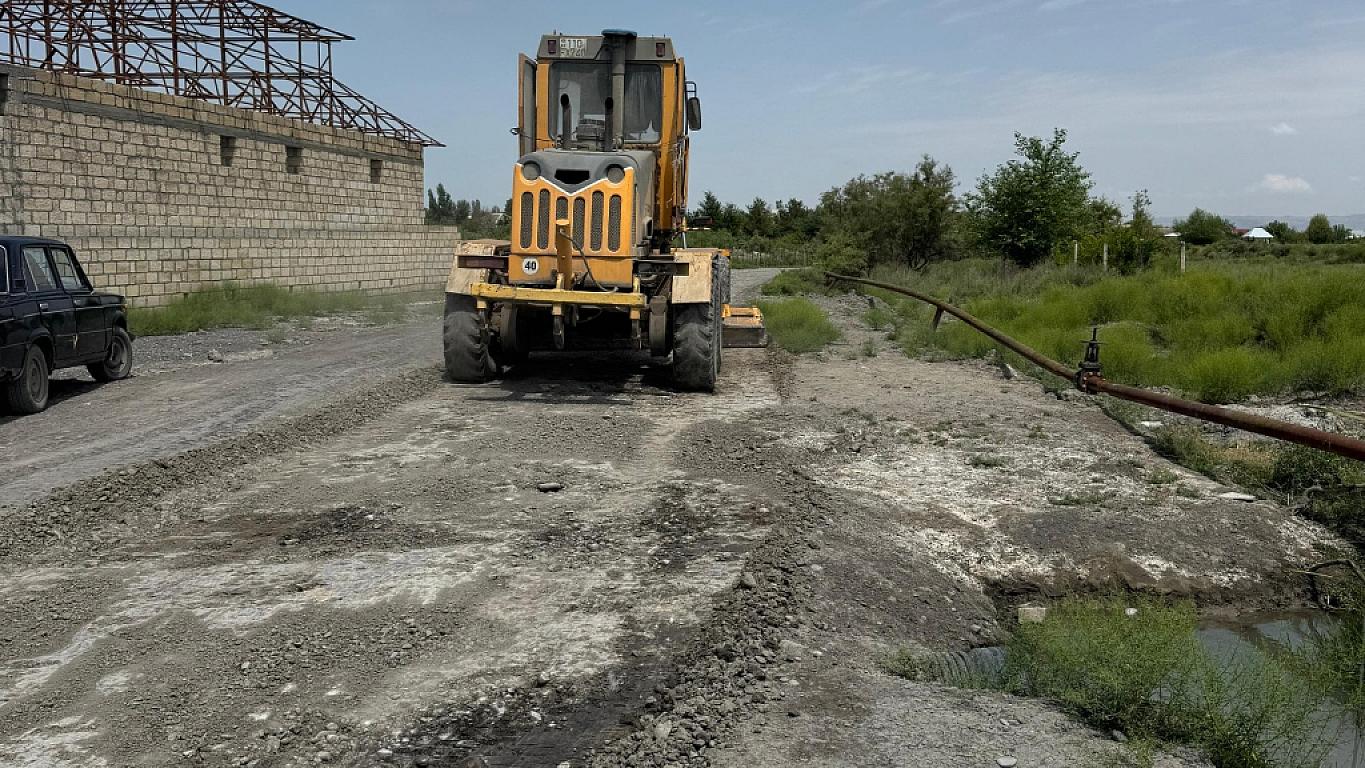 Cücük kəndində abadlıq işləri aparılıb.