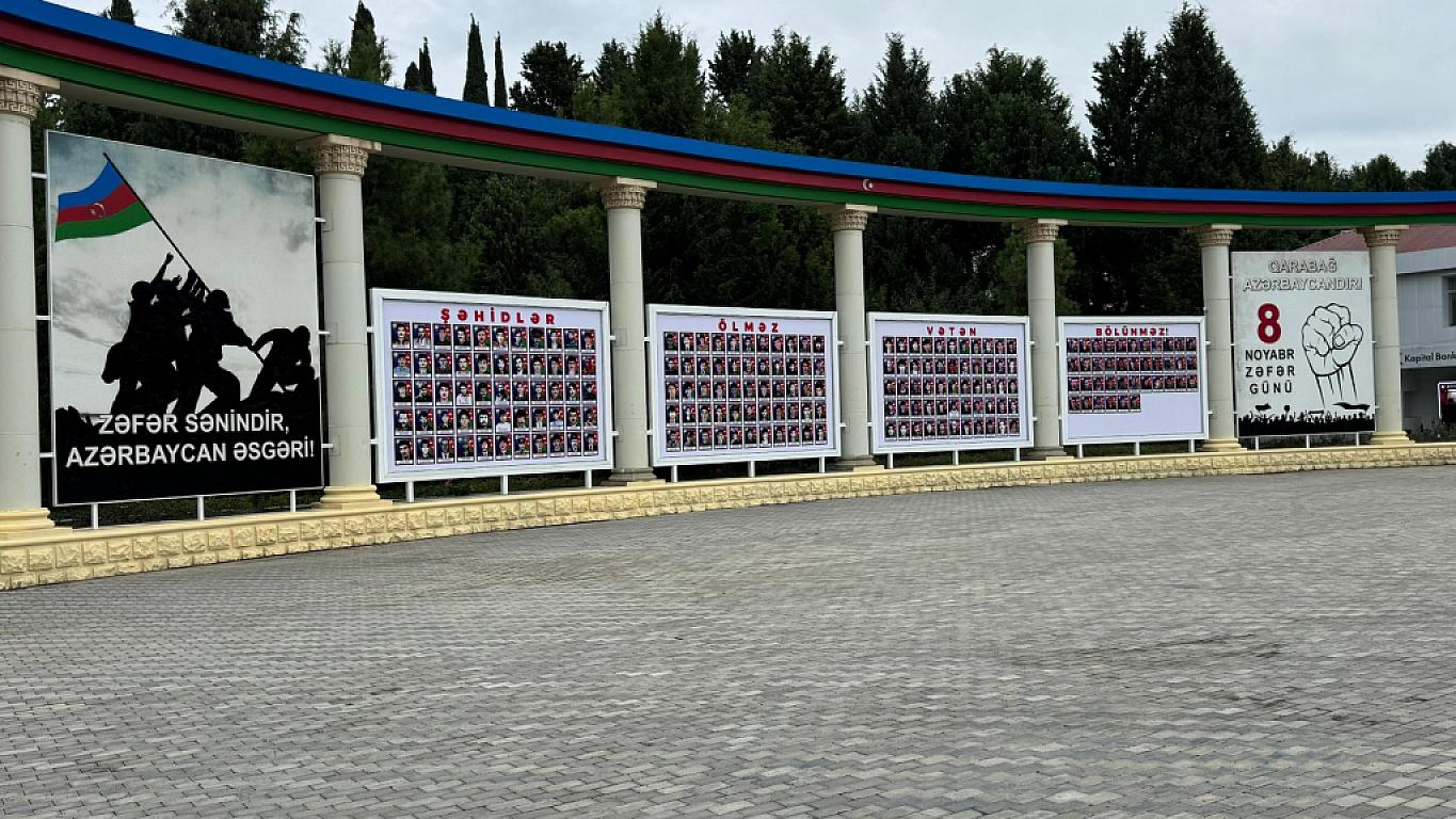 Şəhidlər Memorial Kompleksində yenilənmə işləri aparılıb.