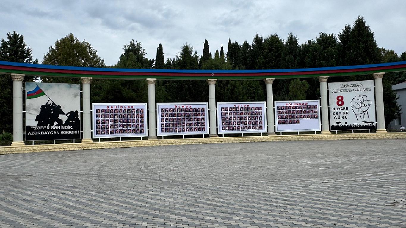 Şəhidlər Memorial Kompleksində yenilənmə işləri aparılıb.